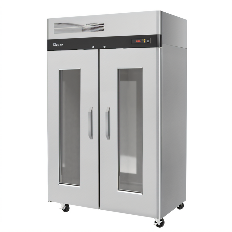 Product image #1 for Turbo Air M3 Series Two-Section Reach-In Heated Holding Cabinet with Glass Doors