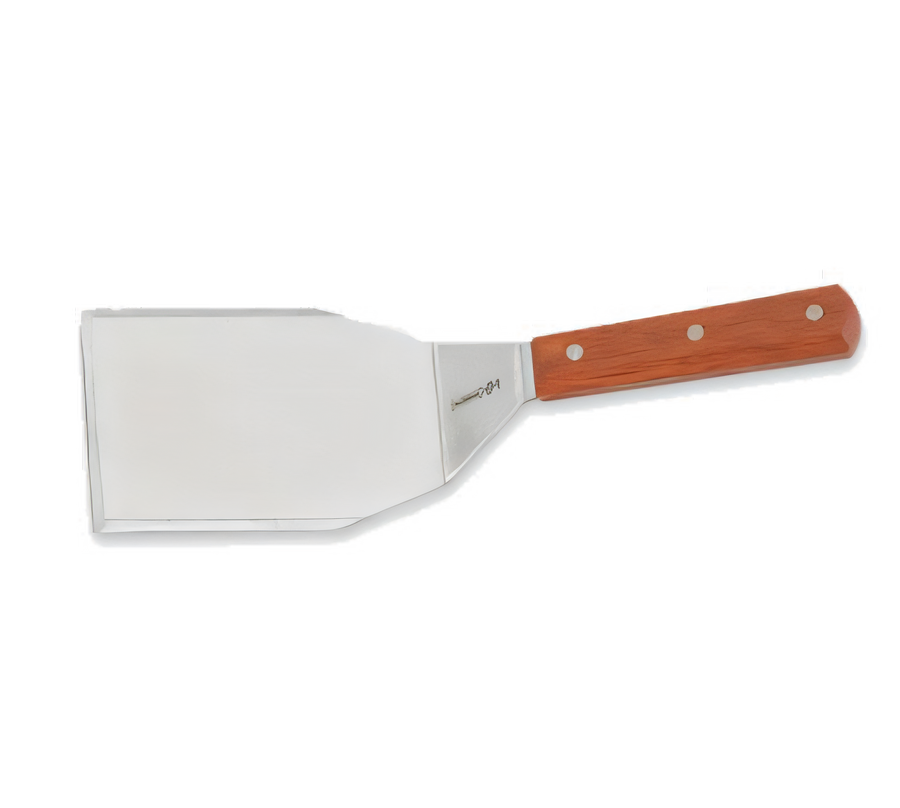 Product image #1 for Mundial Heavy-Duty 5 x 4-Inch Steak & Burger Turner with Beveled Stainless Steel Blade and Wood Handle