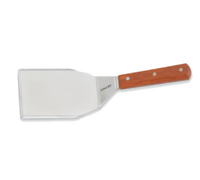 Mundial Heavy-Duty 5 x 4-Inch Steak & Burger Turner with Beveled Stainless Steel Blade and Wood Handle