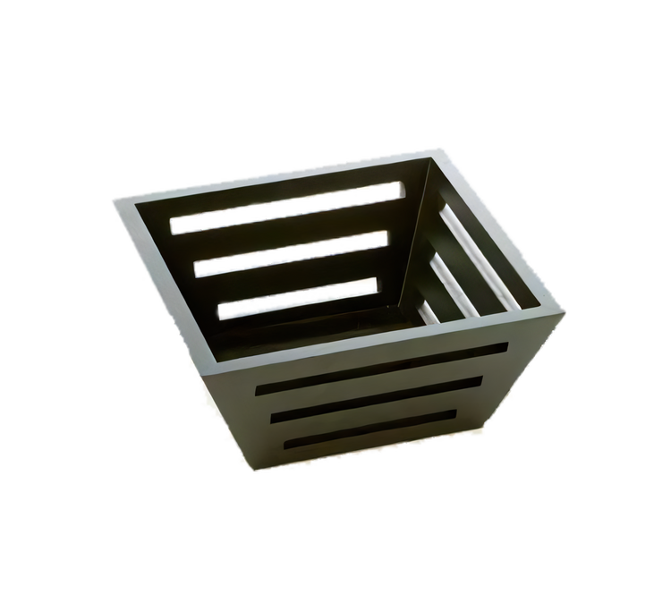 Product image #1 for American Metalcraft Square Tapered Birch Bread Basket, 7 Inch x 3-1/4 Inch