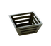Thumbnail image #1 for American Metalcraft Square Tapered Birch Bread Basket, 7 Inch x 3-1/4 Inch
