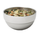 Thumbnail image #1 for Vollrath 46667 Double-Wall Round Stainless Steel Serving Bowl, 3.4 Quart, Mirror/Satin Finish Case of 6