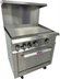 Thumbnail image #1 for IKON Cooking 36-Inch Natural Gas Commercial Range with 36-Inch Griddle and Standard Oven
