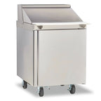 Thumbnail image #1 for Delfield Mega Top 4427NP-12M Single-Section Mega Top Prep Table Refrigerator, 27-Inch Wide, 1 Door, 12 Sixth-Size Pan Capacity