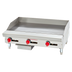 Thumbnail image #1 for American Range ARSTG-36 36-Inch Thermostatic Countertop Gas Griddle, 3-Burner, 90,000 BTU