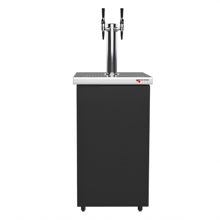 Product image #1 for Micro Matic Americano Mobile Nitro Cold Brew Coffee Dispenser, 17-1/2 Inch Wide, Self-Contained Refrigeration, 2 Faucets, 2 x 1/6 Keg Capacity