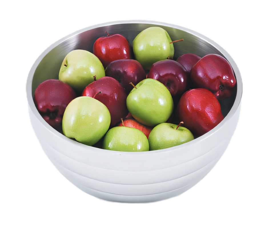 Product image #1 for Vollrath Angled Beehive Insulated Double-Wall 5-Quart Stainless Steel Display Bowl