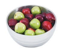 Vollrath Angled Beehive Insulated Double-Wall 5-Quart Stainless Steel Display Bowl