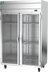 Thumbnail image #1 for Beverage-Air Cross Temp® Top-Mounted 2-Section Reach-In Convertible Refrigerator/Freezer with Hinged Glass Doors, 45.2 Cu. Ft.