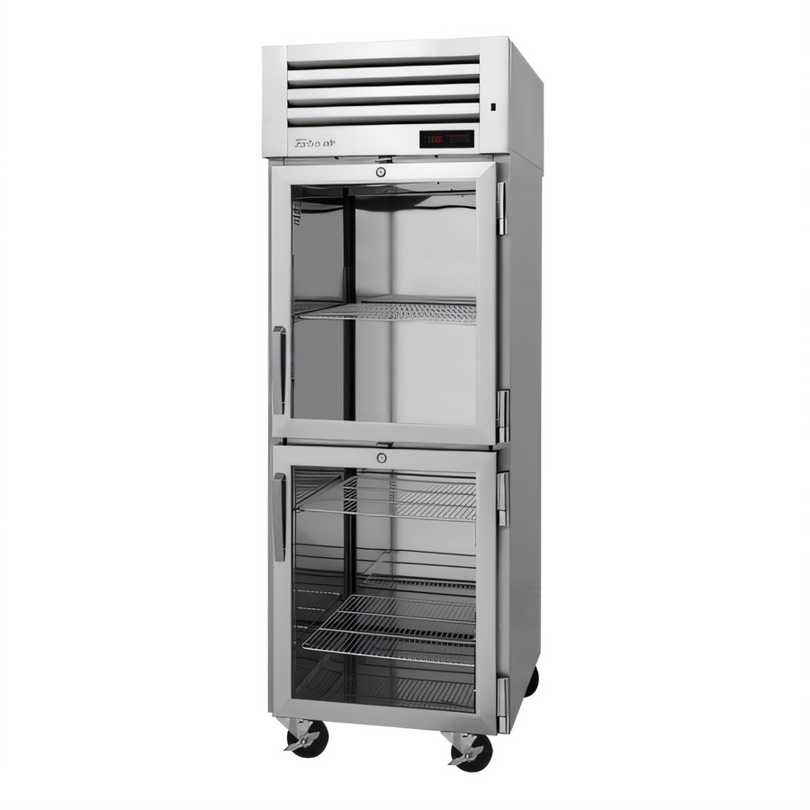 Product image #1 for Turbo Air PRO Series Reach-In Heated Holding Cabinet with 2 Half Glass Doors, 26 Cu. Ft., 115V