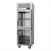Thumbnail image #1 for Turbo Air PRO Series Reach-In Heated Holding Cabinet with 2 Half Glass Doors, 26 Cu. Ft., 115V