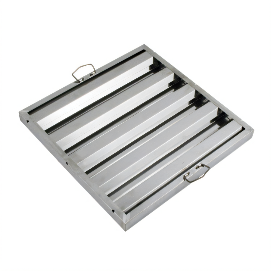 Product image #1 for Winco 20" x 20" Stainless Steel Baffle Hood Filter