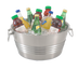 Thumbnail image #1 for Vollrath Round Beehive Tabletop Beverage Bin, 10 Quart, Double-Wall Insulated Stainless Steel, Satin Finish