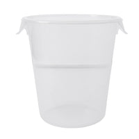 Rubbermaid Commercial Products 8 Qt Clear Round Stackable Food Storage Container
