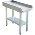 Thumbnail image #1 for 12-Inch Wide x 30-Inch Deep Stainless Steel Equipment Stand with Undershelf and 2-Inch Upturn