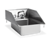 Thumbnail image #1 for Steel Works Stainless 16-Gauge 304 Stainless Steel Single-Bowl Drop-In Sink with Faucet and Drain Basket