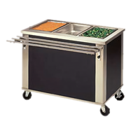 DineXpress DXP4HF 4-Well Electric Mobile Hot Food Unit