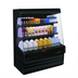 Thumbnail image #1 for Howard-McCray Ovation Series 39-Inch Black Dairy Open Merchandiser with 2 Rows of LED Shelves, Remote Refrigeration