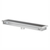 Thumbnail image #1 for KoolMore 48-Inch x 12-Inch Commercial Floor Trough Drain with Subway-Style Stainless Steel Grates