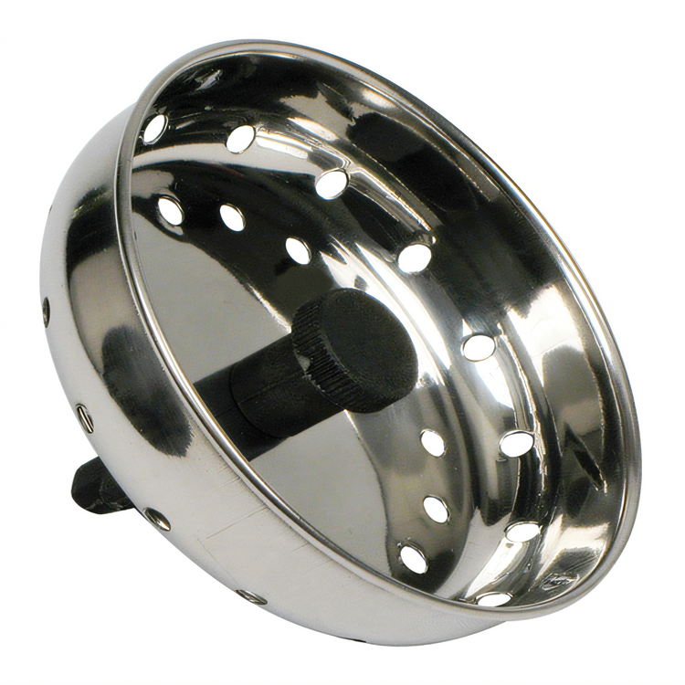 Product image #1 for Winco 3-Inch Stainless Steel Basket Sink Strainer with 2-1/2-Inch Stopper
