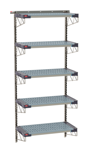 Product image #1 for Metro SW-1836S4-85-5TIER SmartWall Life Wall-Mounted Shelving
