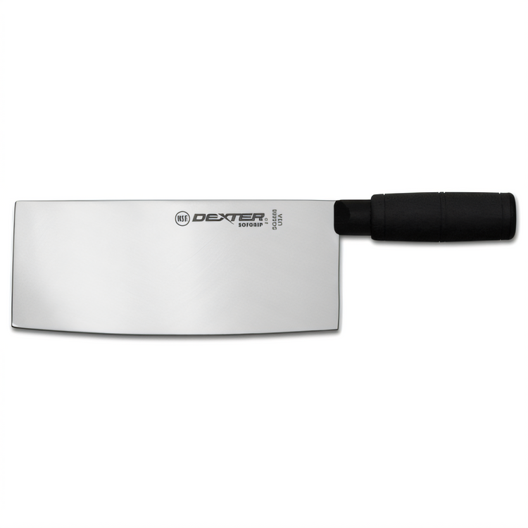 Product image #1 for Dexter Russell SofGrip 8-Inch Chinese Chef's/Cook's Knife Cleaver with Black Soft-Grip Handle