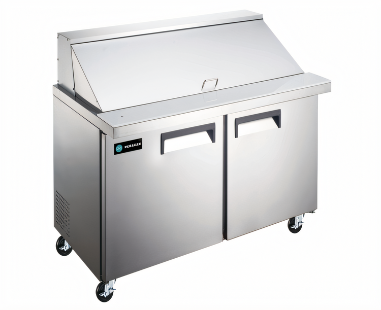 Product image #1 for 36-Inch Mega Top Refrigerated Sandwich Prep Table with 2 Doors, 7.6 Cu. Ft.