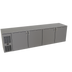 Thumbnail image #1 for Glastender 108-Inch Four-Section Front-Serviced Low-Profile Back Bar Cooler with Self-Contained R290 Refrigeration