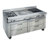 Thumbnail image #1 for Imperial Spec Series Sizzle 'N Chill 72-Inch Self-Contained Refrigerated Drawer Base with 4 Drawers
