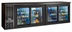 Thumbnail image #2 for Perlick Four-Section Sliding Glass Door Refrigerated Back Bar Cabinet, 108-Inch, Self-Contained Side-Mount