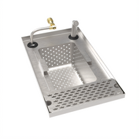 MoveWell Underbar Modular Dump Sink Insert, 12 x 21 x 6 Inches, Wide Wash, Stainless Steel