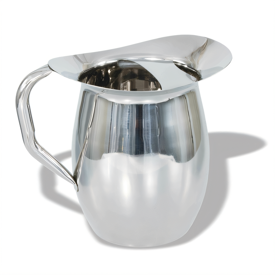 Product image #1 for Crestware Deluxe Stainless Steel Bell Water Pitcher, 2 1/4 Quart
