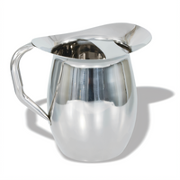 Crestware Deluxe Stainless Steel Bell Water Pitcher, 2 1/4 Quart