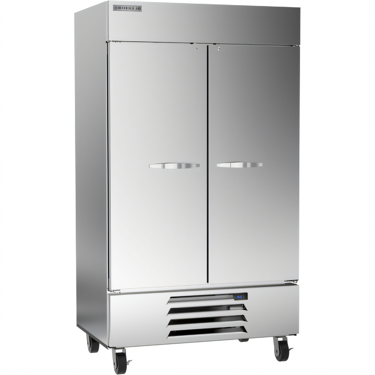 Product image #1 for Beverage Air Horizon Series HBR44HC-1 Two-Section Bottom Mount Reach-In Refrigerator with Solid Doors, 40.2 Cu. Ft.