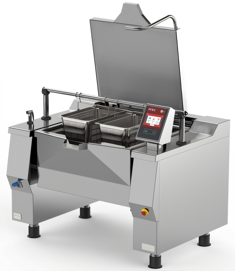 Product image #1 for Betterpan UDBRE048CV1 Electric Tilting Skillet Braising Pan, 48 Gallon