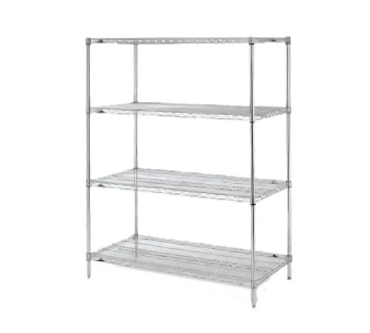 Product image #1 for Metro Super Erecta Convenience Pak Chrome-Plated Wire Shelving Unit, 60W x 18D x 74H, 4 Shelves