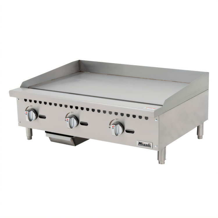 Product image #1 for Migali Competitor Series 36-Inch Countertop Natural Gas Griddle with Manual Controls