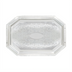 Thumbnail image #1 for Winco 20 x 14 Inch Octagonal Chrome Plated Serving Tray with Gadroon Edge