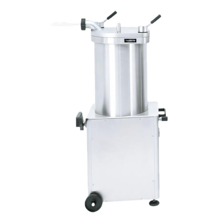 Product image #1 for Trento Automatic Vertical Hydraulic Piston Sausage Stuffer, 95 lb. Capacity, Fixed Barrel