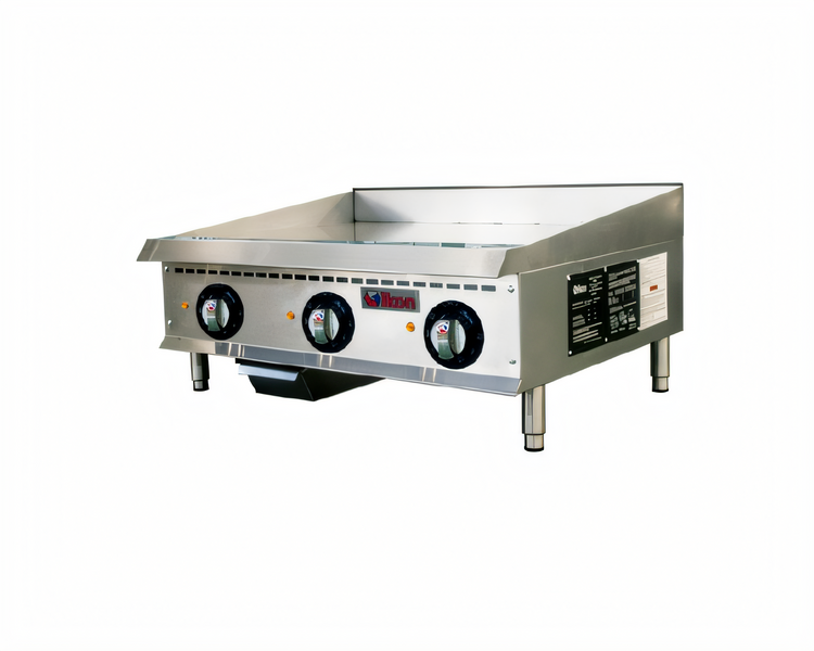 Product image #1 for IKON Cooking 36-Inch Electric Countertop Griddle with Smooth Steel Plate and Thermostatic Controls