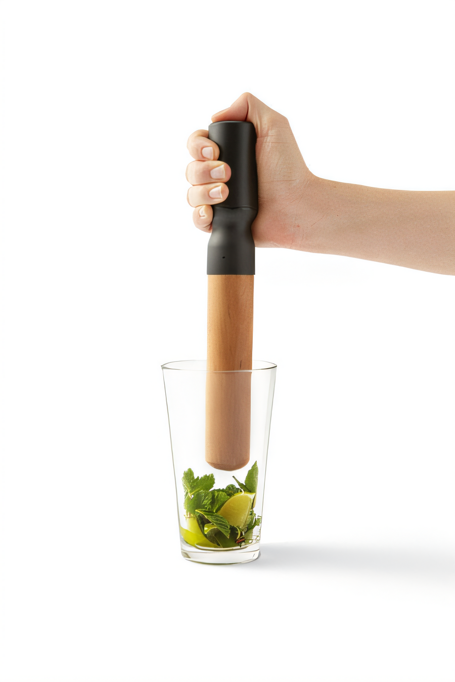 Product image #1 for Taylor Precision Wood and Glass Cocktail Muddler and Reamer