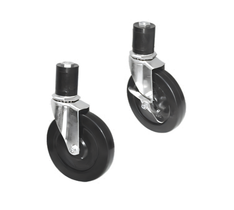 Product image #1 for Advance Tabco Special Value Series 5-Inch Swivel Stem Caster Set for 24-Inch Tables and Mixer Stands