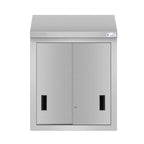 Thumbnail image #1 for Koolmore KM-WMC-1524-L Wall Cabinet, 5.11 cu. ft., Wall Mounted, 24"W x 15"D x 33"H, (2) fixed shelves, (2) sliding doors, 20-gauge 430 stainless