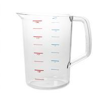 Bouncer 4 Quart Clear Polycarbonate Measuring Cup