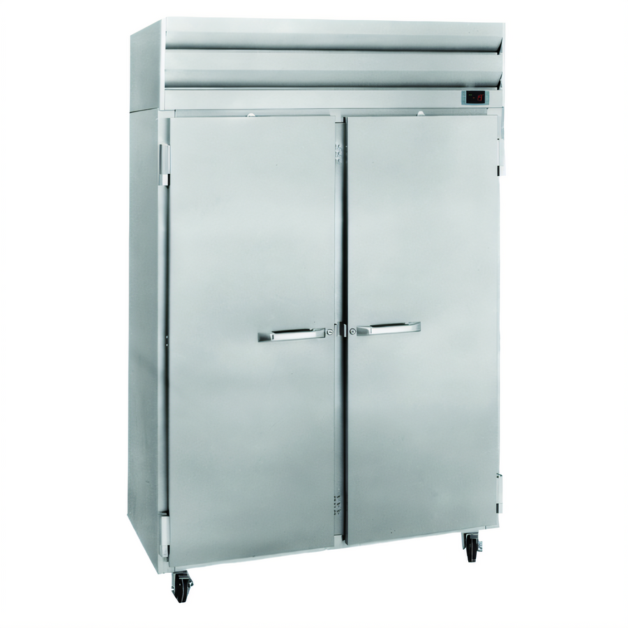 Product image #1 for Howard-McCray R-SF48 Two-Section Remote Reach-In Freezer, 48 Cu. Ft., Solid Hinged Stainless Steel Doors