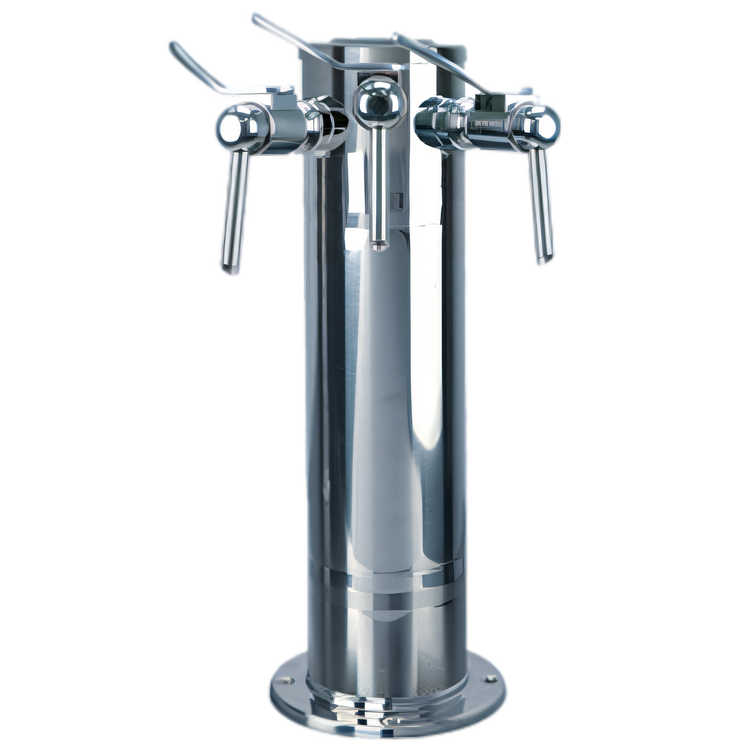 Product image #1 for Finnesse Countertop Air-Cooled Wine Font with 3 Side Pull Faucets