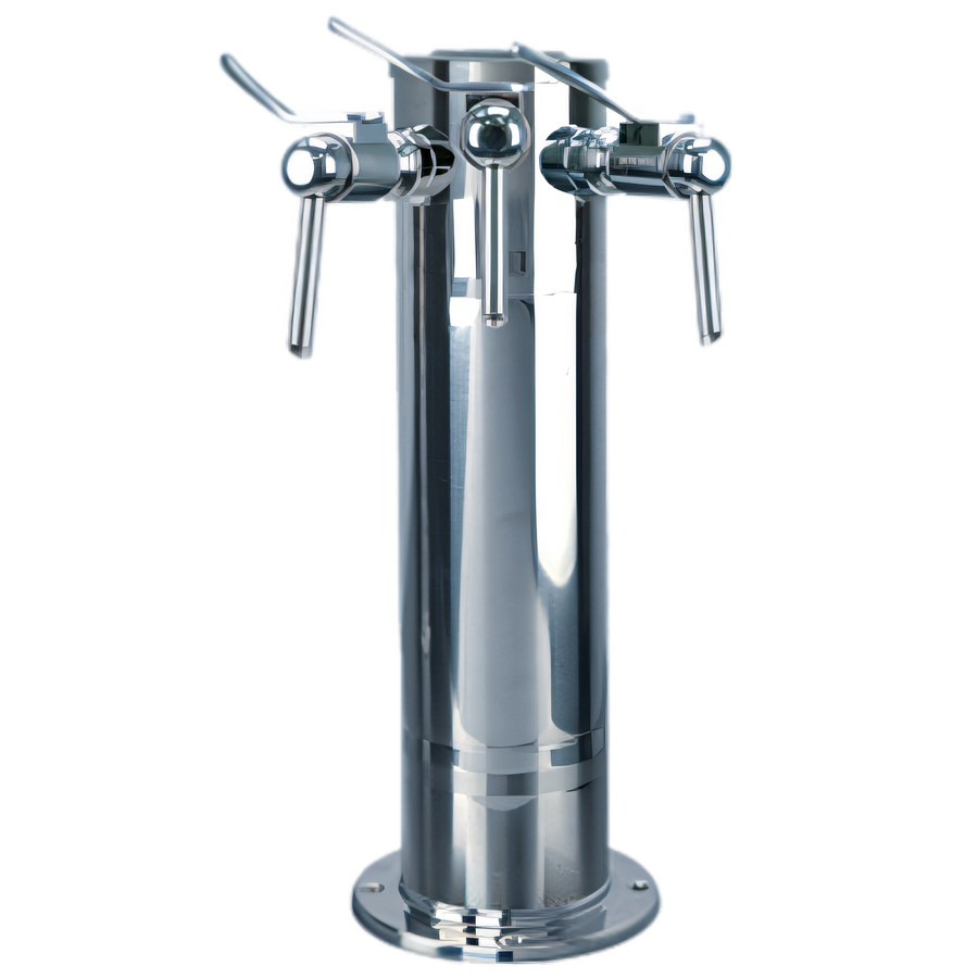 Product image #1 for Finnesse Countertop Air-Cooled Wine Font with 3 Side Pull Faucets