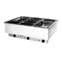 Atlas Metal WIH-57 5-Well Electric Hot Food Drop-In Well Unit