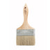 Thumbnail image #1 for Winco WBR-40 4-Inch Flat Pastry Brush with Natural Boar Hair Bristles and Wooden Handle