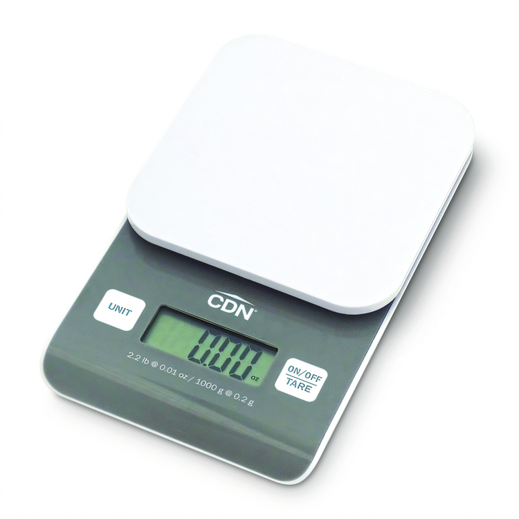 Product image #1 for CDN Digital Precision Food Scale with Removable Stainless Steel Platform, Gray